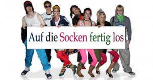Auf die Socken fertig los