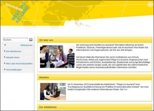 Screenshoot wege-ins-ausland.netzcheckers.net