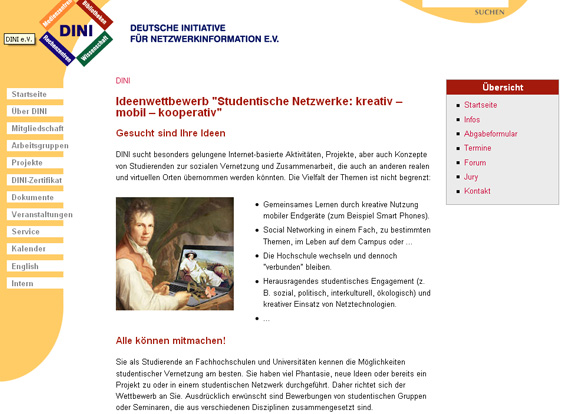Screenshot Dini Wettbewerb