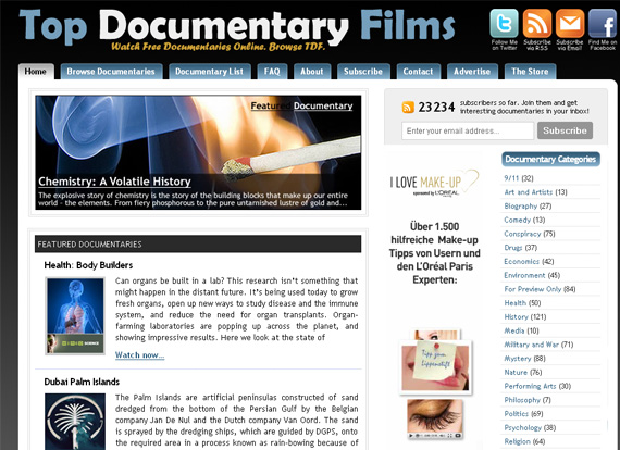 Screenshot Tp Documentary Films
